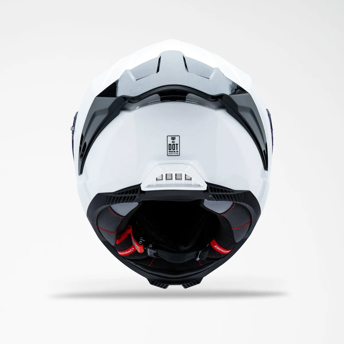 Voss 993 Moto-S Gloss White Helmet