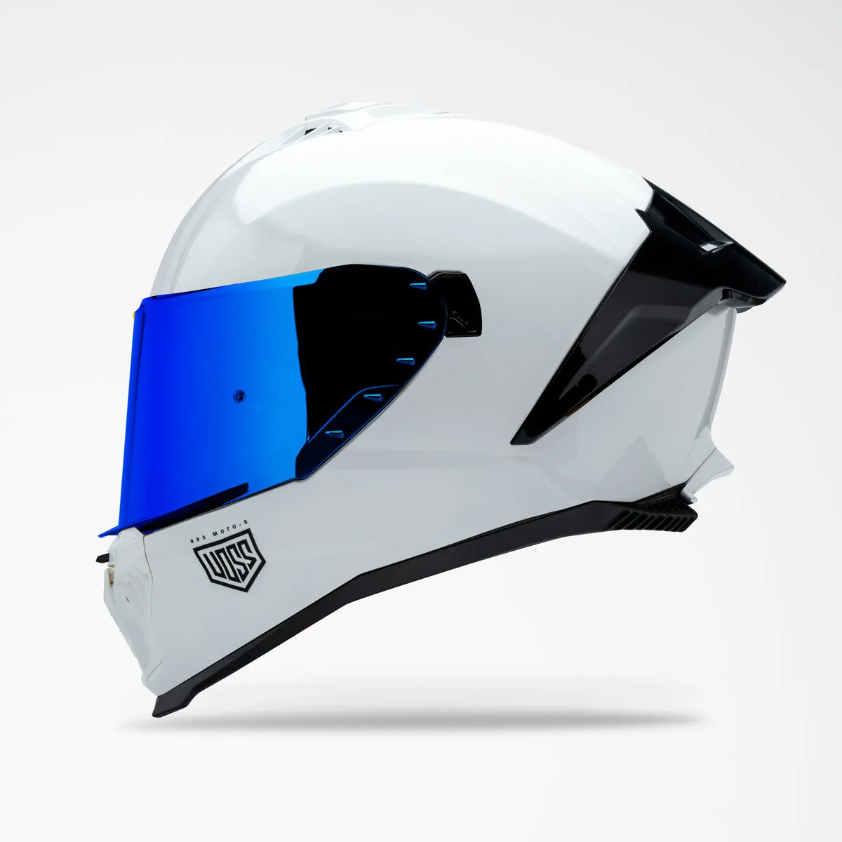 Voss 993 Moto-S Gloss White Helmet