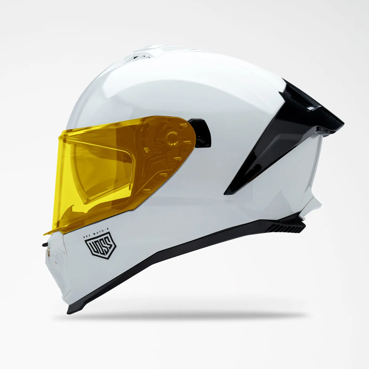 Voss 993 Moto-S Gloss White Helmet