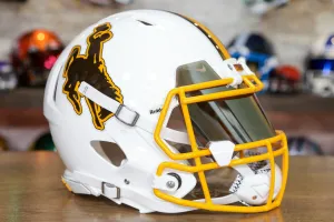 Wyoming Cowboys Riddell Speed Authentic Helmet - GG Edition 00267
