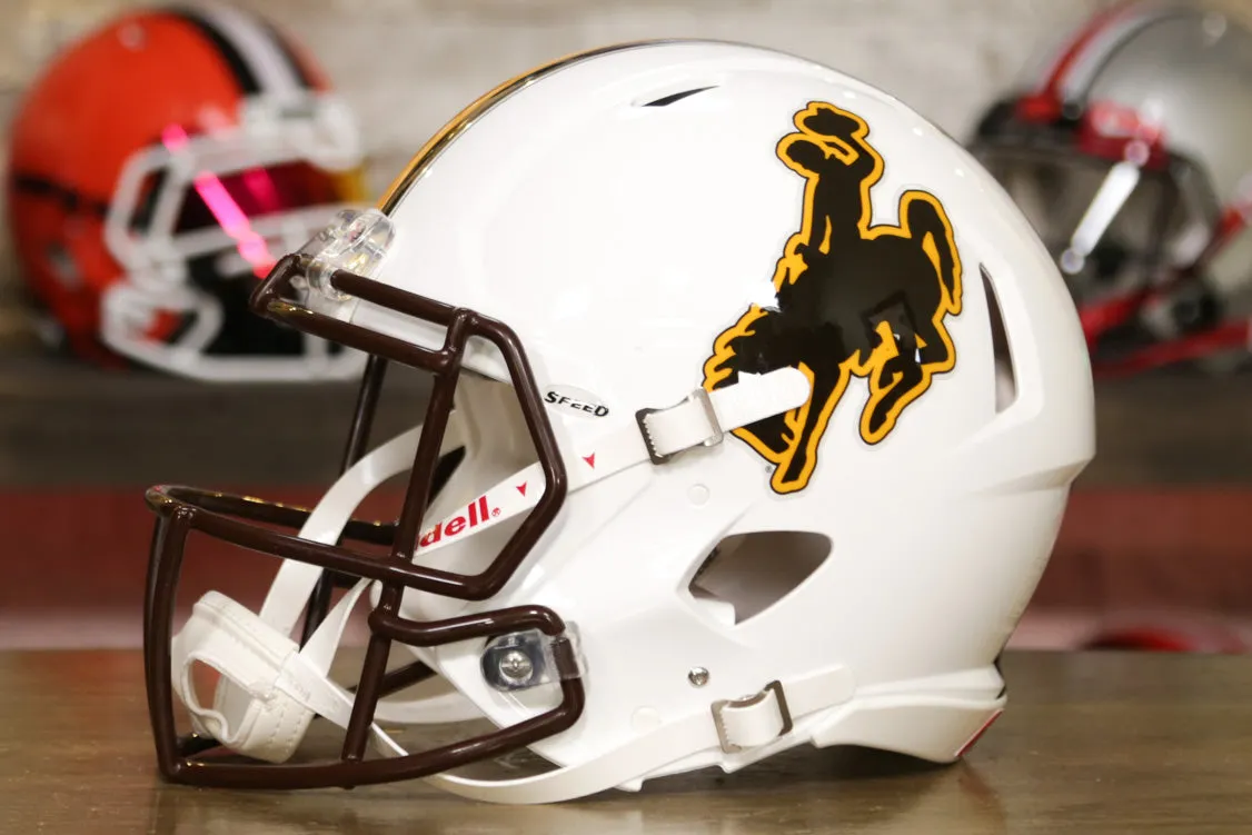 Wyoming Cowboys Riddell Speed Authentic Helmet