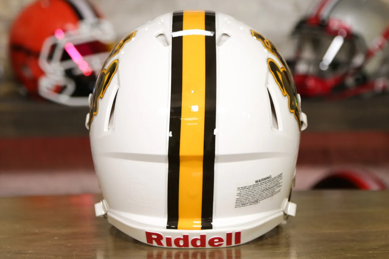 Wyoming Cowboys Riddell Speed Authentic Helmet