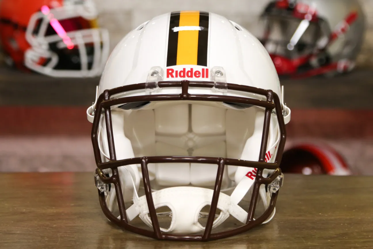 Wyoming Cowboys Riddell Speed Authentic Helmet