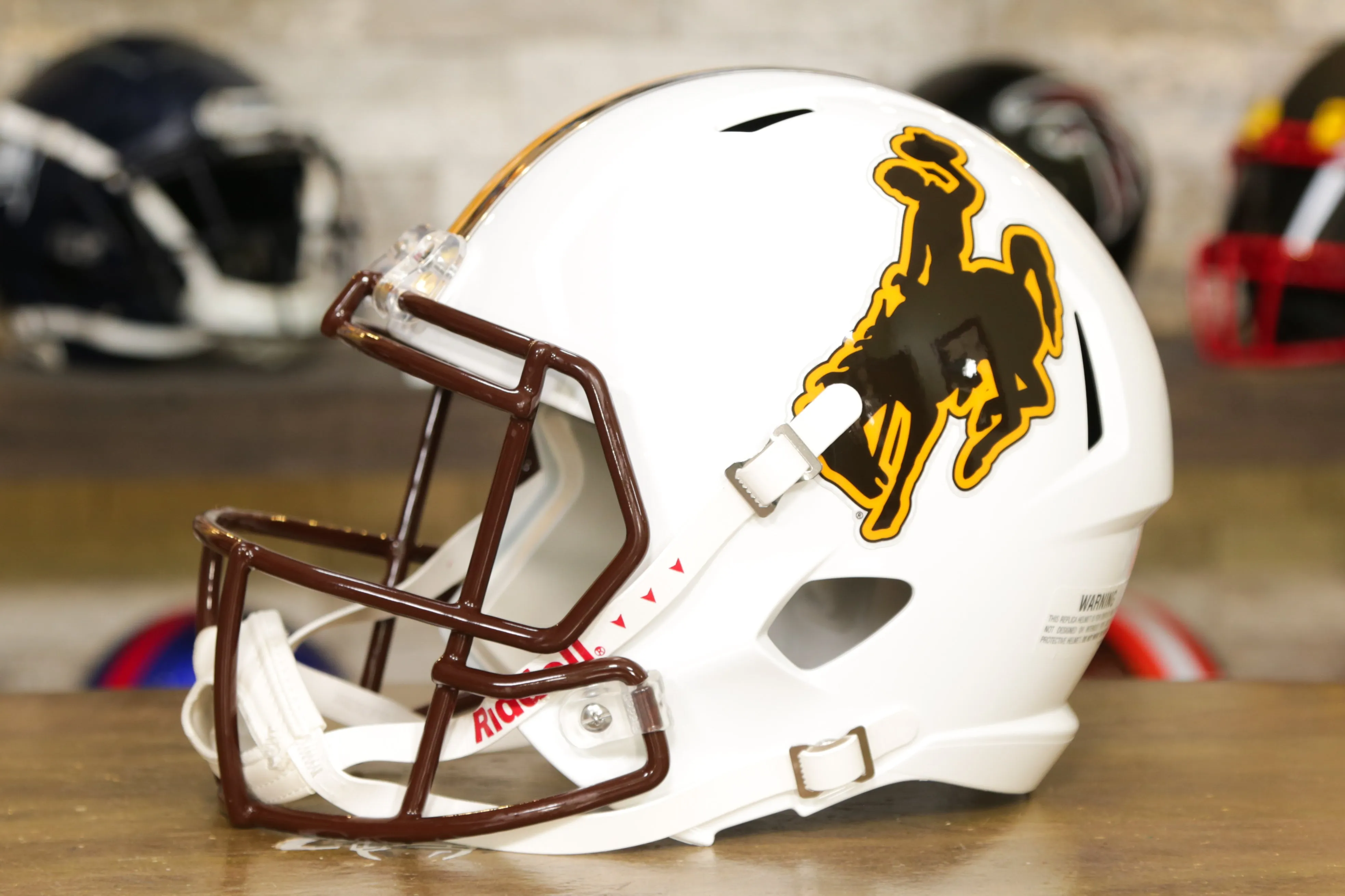Wyoming Cowboys Riddell Speed Display Helmet