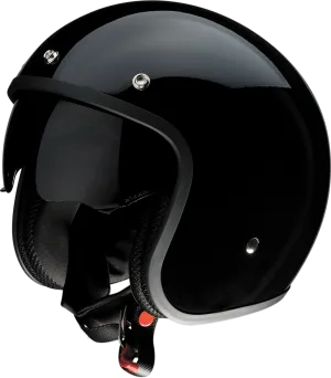 Z1R Open Face Helmet Saturn SV Gloss Black