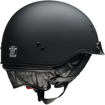 Z1R Vagrant NC Half Shell Helmet Flat Black